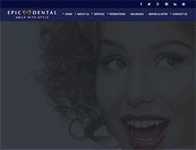 Tablet Screenshot of epicdentalassociates.com